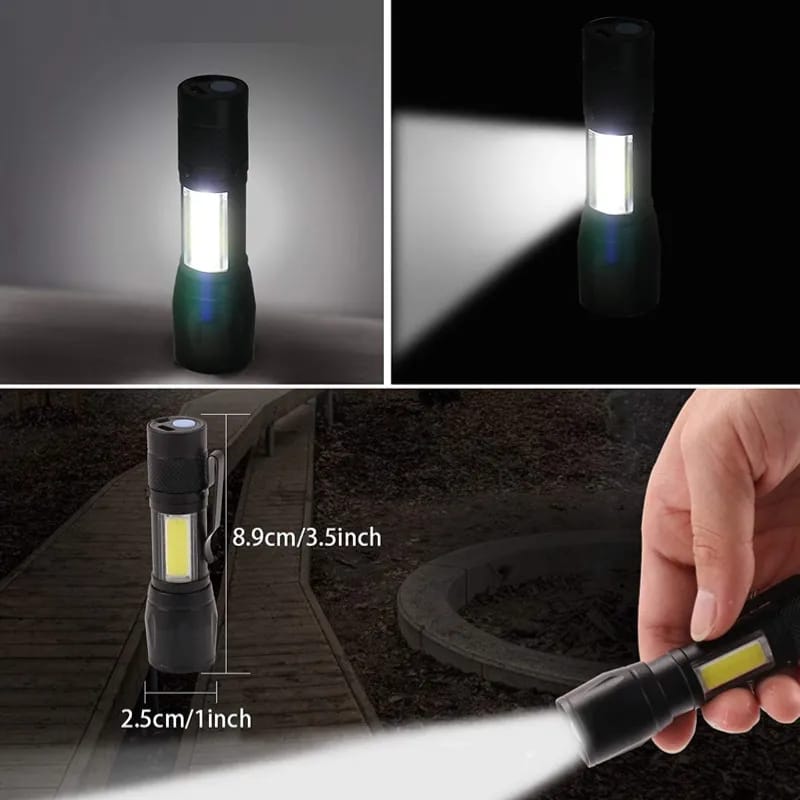 Zoom Flashlight Torch Light