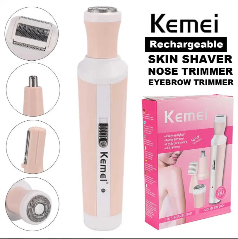 Kemei 4 in 1 Lady Trimmer, epilator Shaver