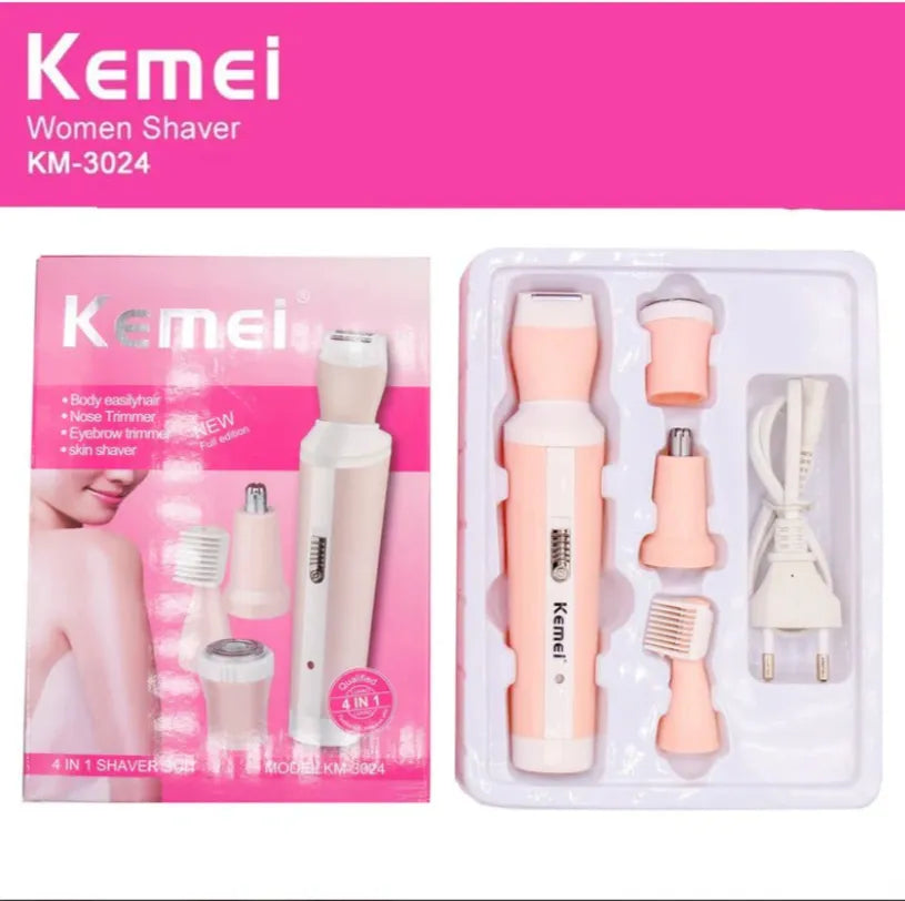 Kemei 4 in 1 Lady Trimmer, epilator Shaver