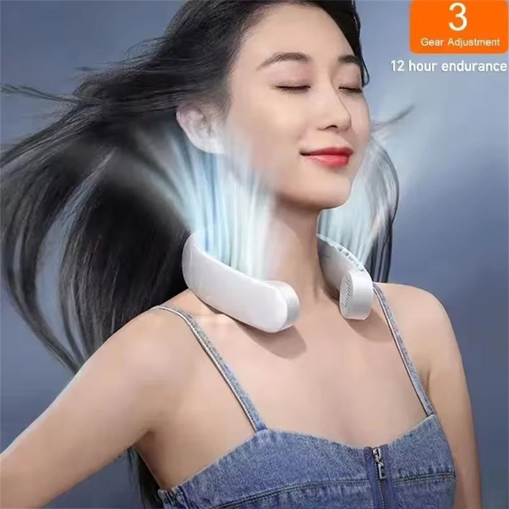 Blades less Rechargeable Charging Neck Fan